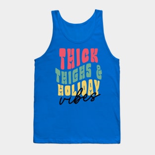 Holiday Wishes Text Tank Top